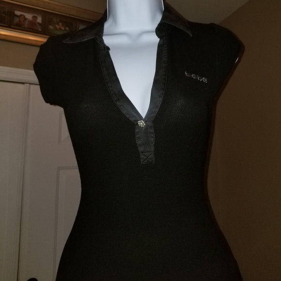 bebe black top - Picture 4 of 12